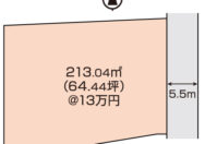 岡山市北区田益　土地　837.7万円　ジェイネットワーク